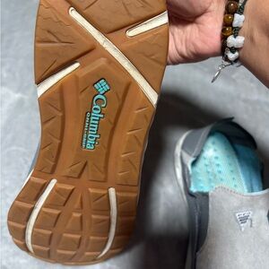 Columbia Gray and Brown Slip-On Shoes